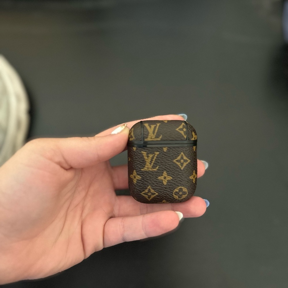 LV Brown Monogram AirPods Case